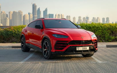 Lamborghini Urus (Red), 2020 for rent in Abu-Dhabi