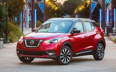 Nissan Kicks (Red), 2020 for rent in Sharjah