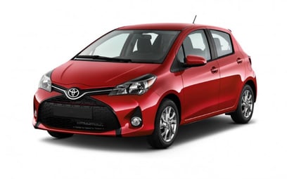 Toyota Yaris (Red), 2017 for rent in Dubai