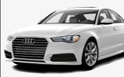 Audi A6 (Silver), 2018 for rent in Sharjah