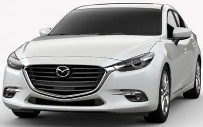 Mazda 3 (Серебро), 2019 для аренды в Шарджа