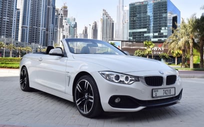 إيجار BMW 420i Cabrio (أبيض), 2017 في دبي