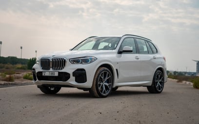 BMW X5 (White), 2023 for rent in Abu-Dhabi