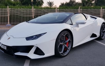 Lamborghini Evo (White), 2020 for rent in Dubai