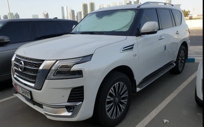 Nissan Patrol V8 (Белый), 2020 для аренды в Абу-Даби