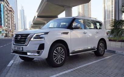 Nissan Patrol (White), 2021 for rent in Sharjah