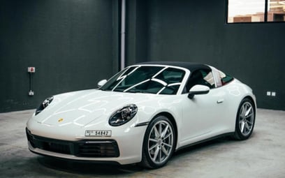 Porsche 911 Targa (White), 2022 for rent in Sharjah