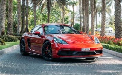 Porsche Cayman GTS (Red), 2021 for rent in Dubai