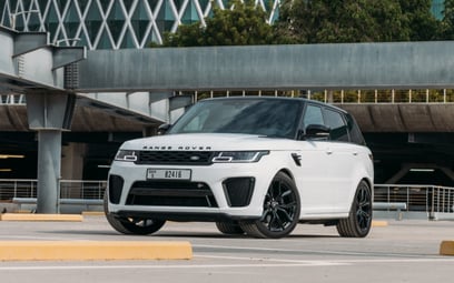Range Rover Sport SVR (White), 2023 for rent in Ras Al Khaimah