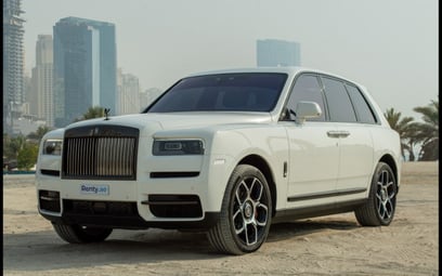 Rolls Royce Cullinan Black Badge (White), 2021 for rent in Dubai