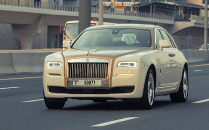 Rolls Royce Ghost (White), 2019 for rent in Dubai