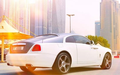 Rolls Royce Wraith (White), 2016 for rent in Dubai