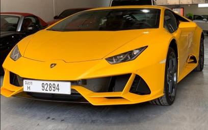 Lamborghini Evo (Yellow), 2020 for rent in Dubai