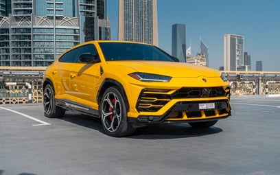 Lamborghini Urus (Yellow), 2020 for rent in Abu-Dhabi