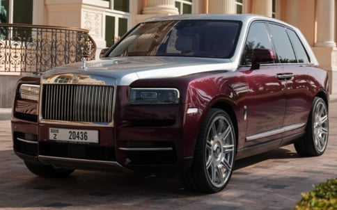 Rolls Royce Cullinan (Red), 2020 for rent in Dubai
