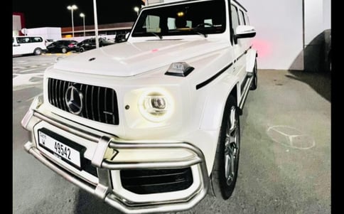 Mercedes G63 AMG (White), 2021 for rent in Dubai
