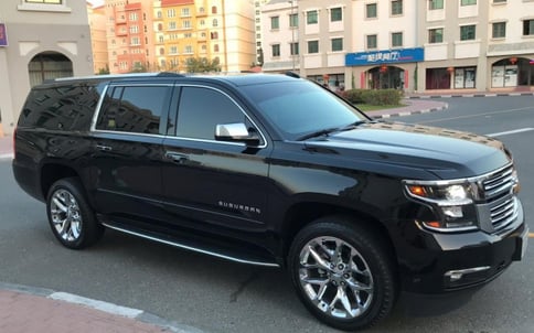 Chevrolet Suburban (Black), 2020 for rent in Dubai