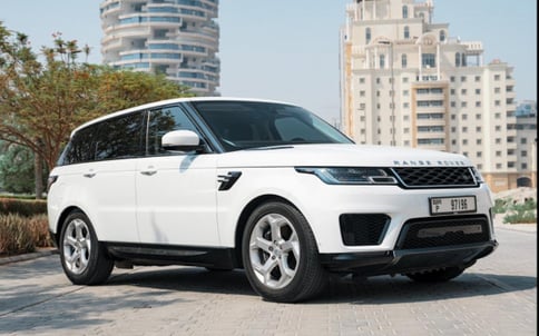 Range Rover Sport (White), 2019 for rent in Dubai