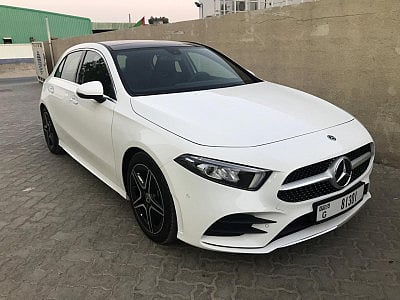 Mercedes A250 (White), 2019 for rent in Dubai