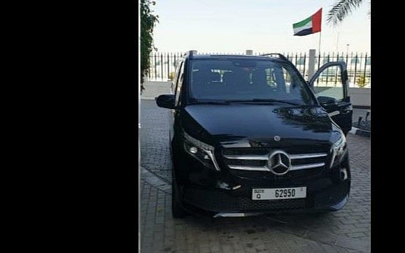 Mercedes V250 (Black), 2020 for rent in Dubai
