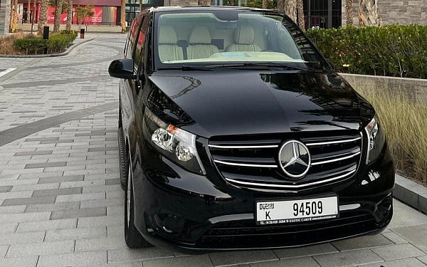 Mercedes V250 (Black), 2020 for rent in Dubai