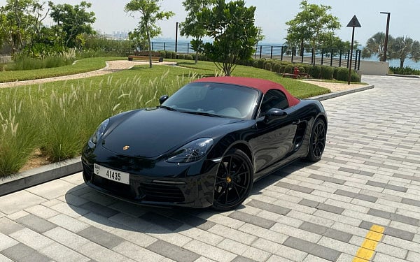 Porsche Boxster (Black), 2022 for rent in Dubai