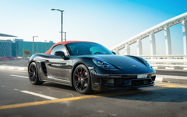 Porsche Boxster (Black), 2019 for rent in Dubai