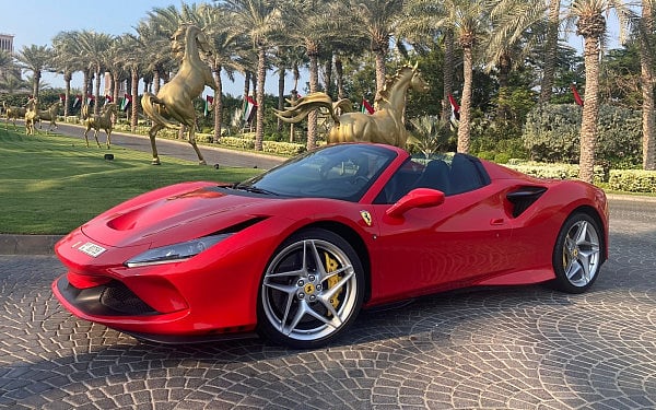 Ferrari F8 Tributo (Red), 2021 for rent in Dubai