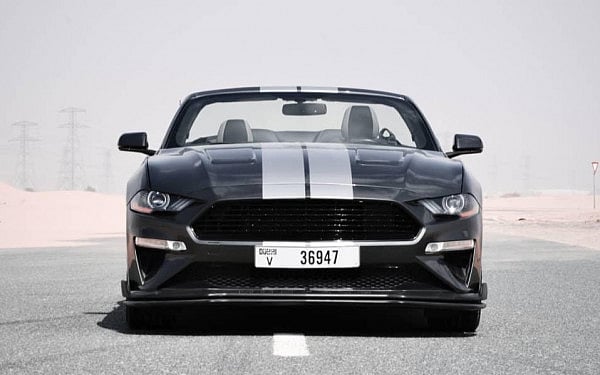 Ford Mustang (Dark Grey), 2020 for rent in Dubai