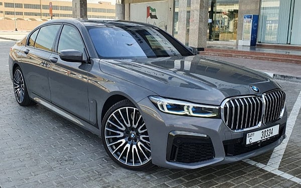 BMW 740Li (Grey), 2020 for rent in Dubai