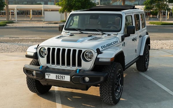 Jeep Wrangler (Silver), 2022 for rent in Dubai