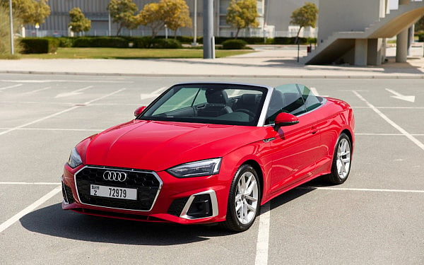 Audi A5 (Red), 2022 for rent in Dubai