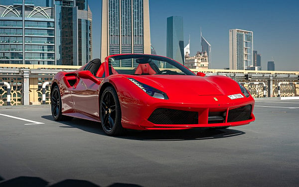 Ferrari 488 (Red), 2019 for rent in Dubai