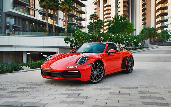 Porsche Targa (Red), 2022 for rent in Dubai