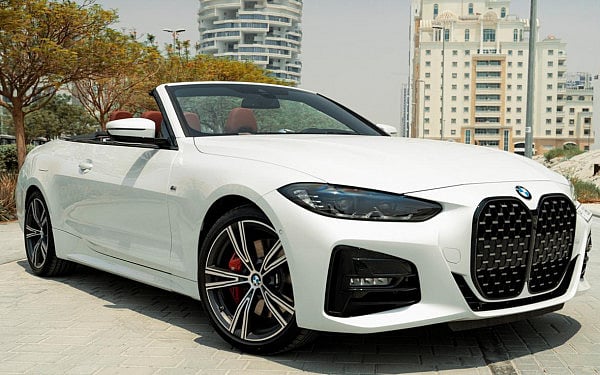 BMW 430i (White), 2021 for rent in Dubai