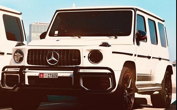 Mercedes G63 AMG (Белый), 2019 для аренды в Дубай