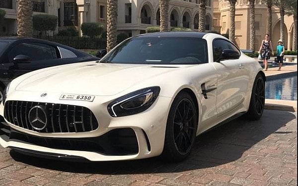 Mercedes GT (White), 2019 for rent in Dubai